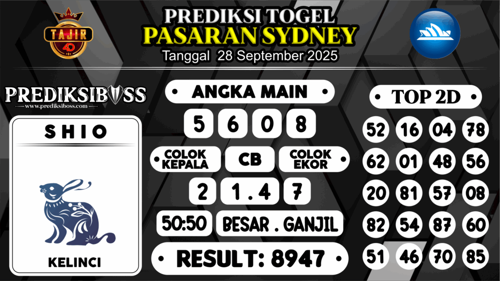 https://prediksibosspix.com/prediksi-boss-togel-sidney-minggu-28-september-2025/