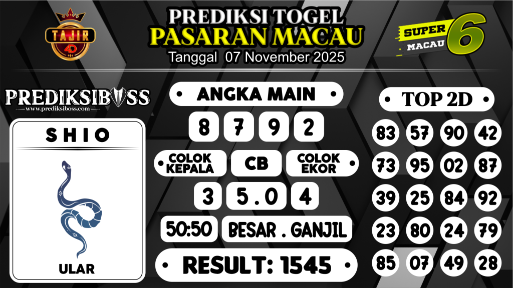 https://prediksibosspix.com/prediksi-boss-togel-macau-jumat-07-november-2025/